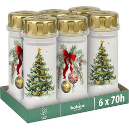 Bolsius  Świeca nagrobna nr 6 + pokrywka