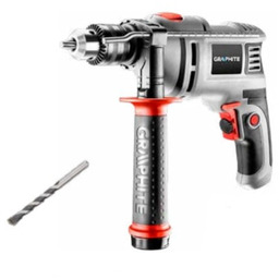 Graphite Wiertarka udarowa 650W, uchwyt kluczykowy 13 mm,