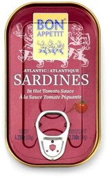 Sardynki portugalskie w pikantym sosie pomidorowym 120 g