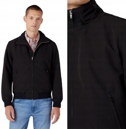 Wrangler HARRINGTON JACKET Black CZARNA KURTKA WIATRÓWKA XL