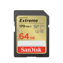 SANDISK EXTREME SDXC 64GB 170/80 MB/s A2