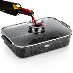 Brytfanna granitowa z pokrywką GRANITICA 3,5 l, 35x23x12