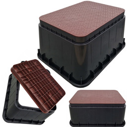 Jumbo Skrzynka 6 elektrozaworów Duża Pehd Studzienka rozdzielcza