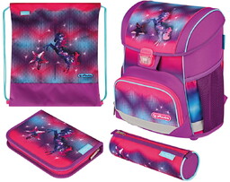 Tornister Herlitz Loop Plus Funky Horse  zestaw