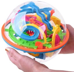 Duża INTELIGENTNA KULA 3D LABIRYNT GR0054