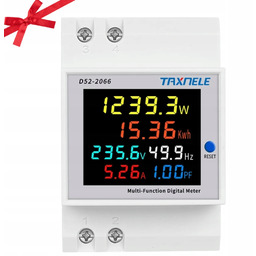 Licznik Energii Watomierz Woltomierz Monitor Prądu LCD Din