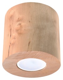 Tuba natynkowa drewniana Orbis skandynawska 10cm GU10 SL.0492