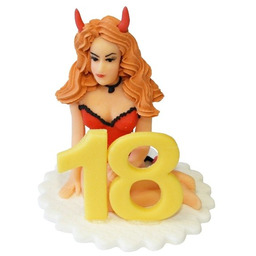Figurka Na Tort Kobieta Diablica 18 Lat Ozdoby