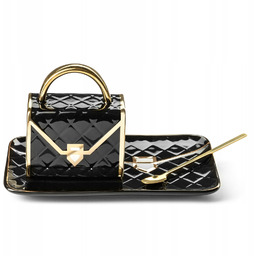 Kubek Torebka Ze Spodkiem I Łyżeczką Dla Kobiety