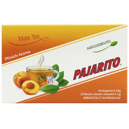 Yerba Mate Pajarito Brzoskwiniowe 60g Saszetki