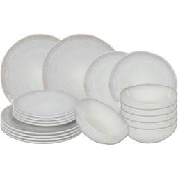 Serwis obiadowy MPLCo White Jeans Krem 18 szt.