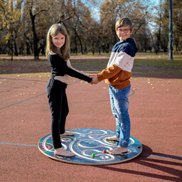 Drewniana deska do balansowania gra zespołowa dysk