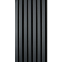 Lamele ścienne 265 x 30 czarny mat 7L