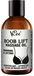 Rozgrzewający olejek do masażu biustu BOOB LIFT VCee
