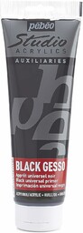 Pébéo Studio Acryl 250 ML Gesso czarny, (1