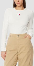 TOMMY JEANS Beżowy damski longsleeve