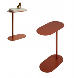 Stolik Pod Laptopa Pomocniczy Boczny Loft Metal Ceglany