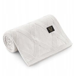 Yosoy Kocyk Dziecięcy Bambusowy 100X80 Maroco White Pearl