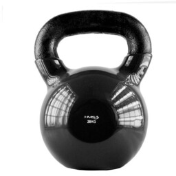 HMS, Kettlebell żeliwny pokryty winylem, KNV28, 28 kg