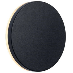 Nordlux - Artego Round LED Lampa Ścienna Black