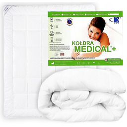 Kołdra 200x220 Medical Amw 95°C Biała Medyczna atest