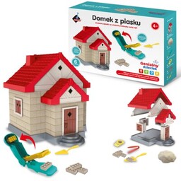 ASKATO Zestaw kreatywny Genialny dzieciak Domek z piasku