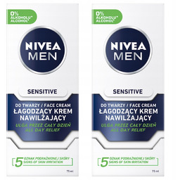 NIVEA MEN SENSITIVE Krem do twarzy nawilżający łagodzący