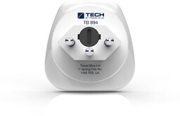 Adapter podróżny z uziemieniem Travel Blue Europa -