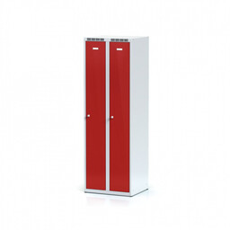 Metalowa szafka ubraniowa, 2-drzwiowa, 1800 x 600 x