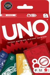 Mattel Games Karty UNO Mattel 80-lecie Gra karciana