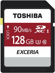 Kioxia Exceria N302 128GB SD Memory Card 90