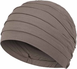 Turban Yoga Uni Bamboo by Christine Headwear, szarobrązowy,