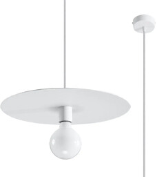 Lampa wisząca FLAVIO biała SL.0852 - Sollux Sprawdź