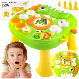 Stolik Interaktywny Edukacyjny z Nogami Dinozaur Jajko Muzyka