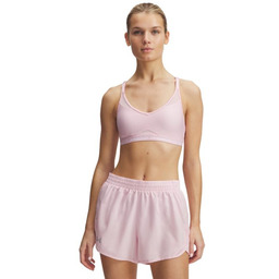 Under Armour Biustonosz sportowy Crossback Low Pink