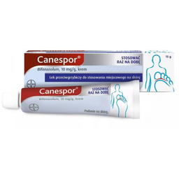 Canespor krem, 15g - Lek na grzybicę stóp,