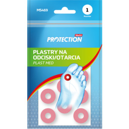 Piankowe plastry na odciski - samo-dopasowujące (plast med)