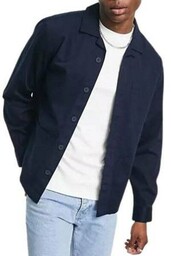 Tommy Hilfiger granatowa koszula wierzchnia, Rozmiar L