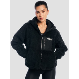 GymBeam Damska kurtka Sherpa Black