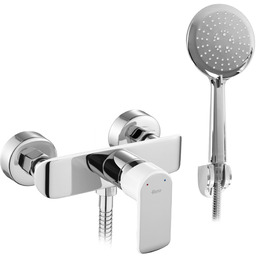 Rea Bateria prysznicowa ze słuchawką REA BLOOM biała