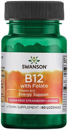 Swanson B-12 with Folate, witamina B12 i kwas