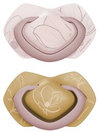 CANPOL BABIES Smoczek silikonowy symetryczny Light touch 6-18m