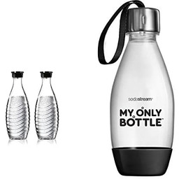 SodaStream Zestaw 2produkty Karafka Szklana 2x0.7l + Butelka