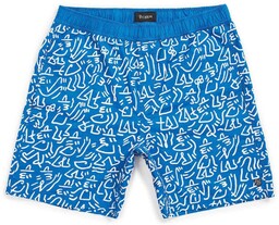 szorty BRIXTON - Steady Elastic Wb Short Royal/White