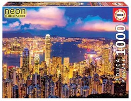 Puzzle 1000 Hongkong Fluorescencyjne Educa