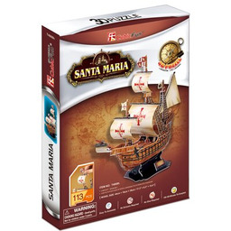 CUBIC FUN Puzzle 3D Żaglowiec Santa Maria T4008H