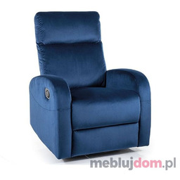 Fotel relaksacyjny OLIMP VELVET Signal Granatowy