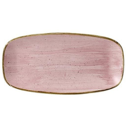 Talerz prostokątny 300x153 mm Stonecast Petal Pink różowy