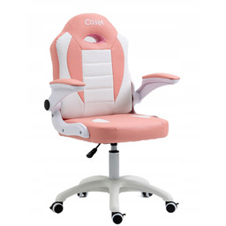 Fotel gamingowy Cobra Junior Pro Różowo-Biały