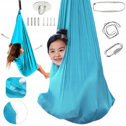 Huśtawka Dla Dzieci Hamak Chusta Sensoryczna Szarfa Akrobatyczna